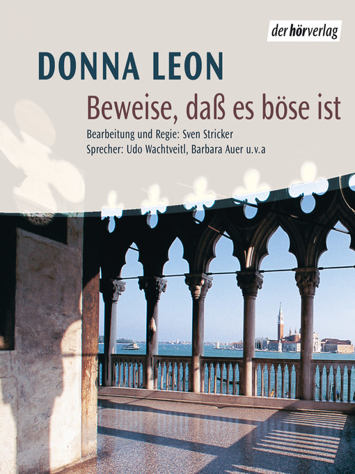 Title details for Beweise, daß es böse ist by Donna Leon - Wait list